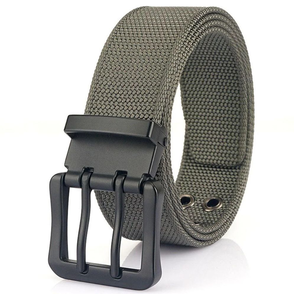 Ceinture Toile Nylon à Double Ardillon Modèle Ketill - La Ceinturerie