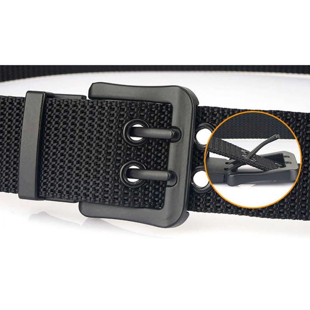 Ceinture Toile Nylon à Double Ardillon Modèle Ketill - La Ceinturerie