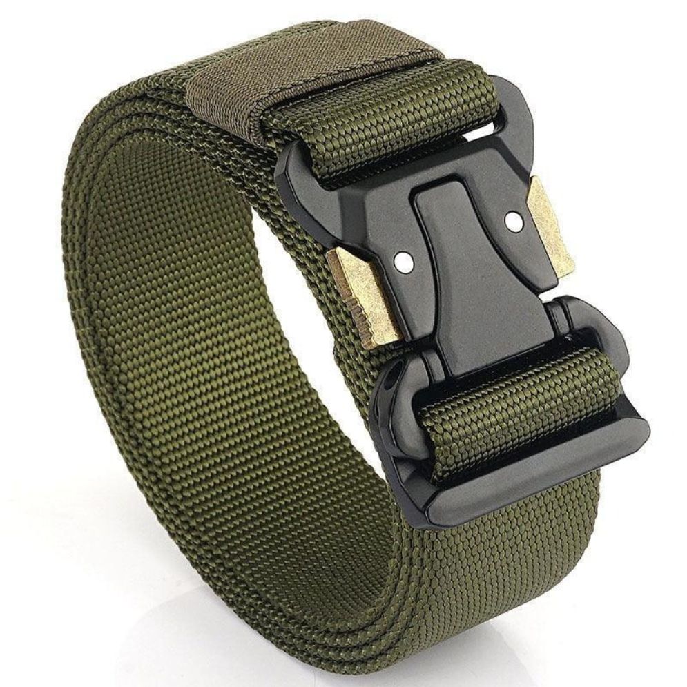 Ceinture Toile Nylon Élastique Boucle Modèle Robinn - La Ceinturerie