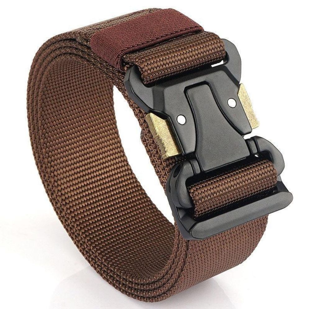 Ceinture Toile Nylon Élastique Boucle Modèle Robinn - La Ceinturerie