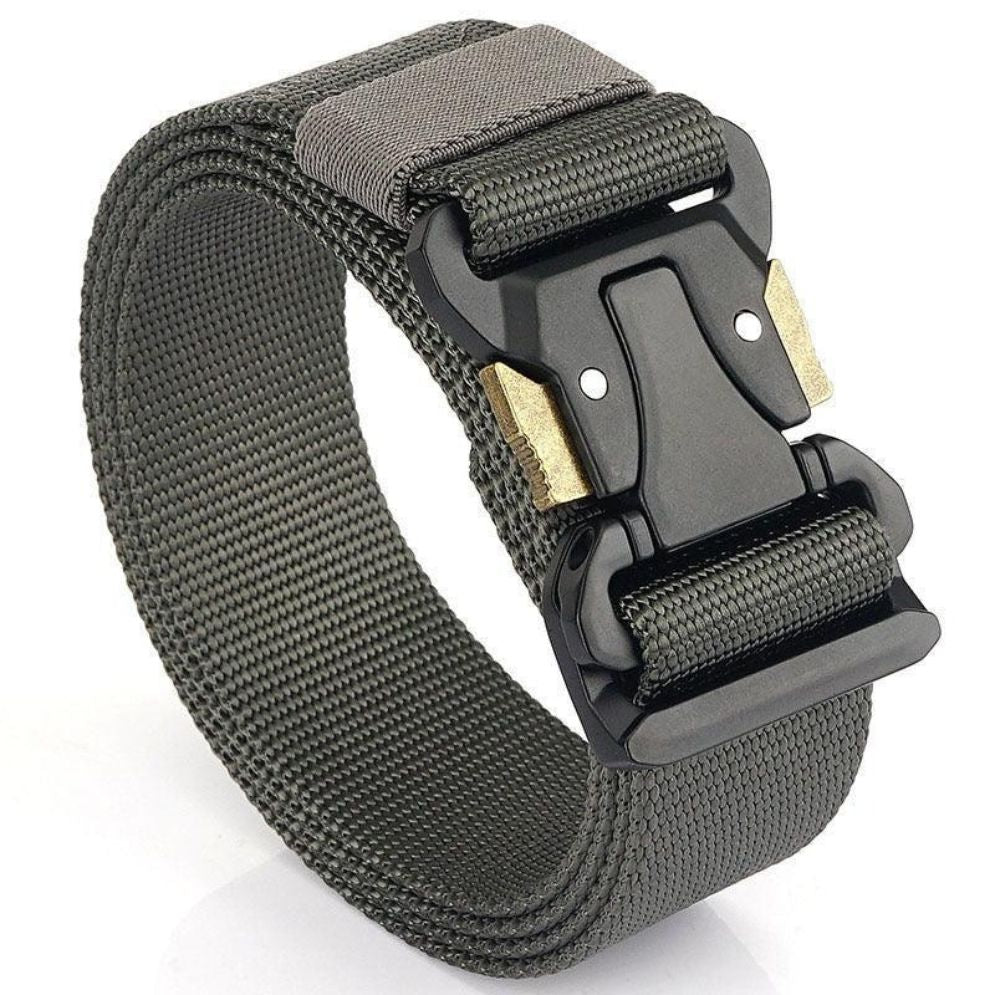 Ceinture Toile Nylon Élastique Boucle Modèle Robinn - La Ceinturerie