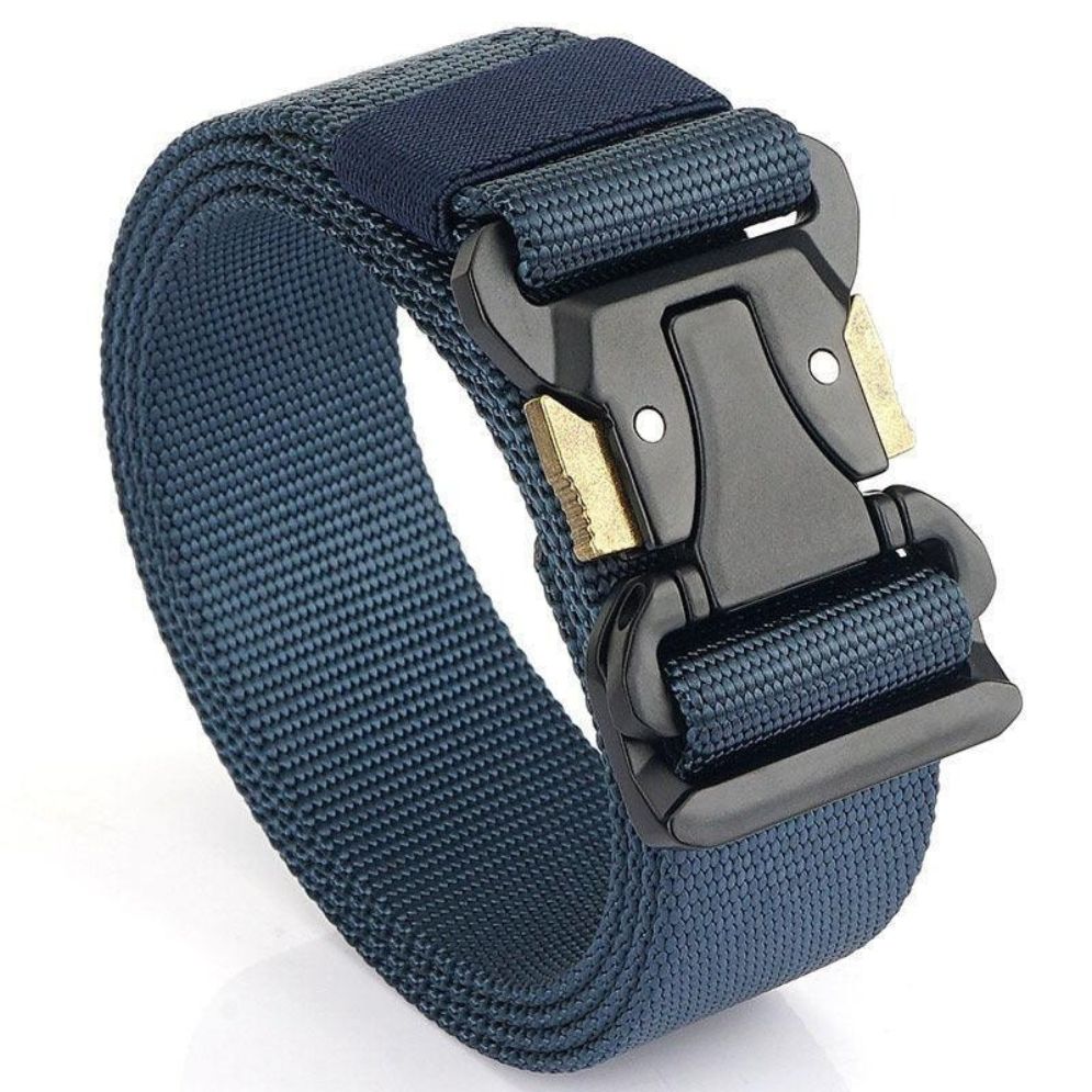 Ceinture Toile Nylon Élastique Boucle Modèle Robinn - La Ceinturerie
