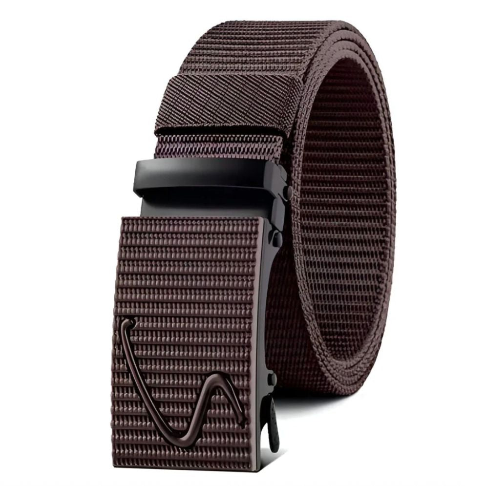 Ceinture En Toile Pour Homme À Boucle Automatique - La Ceinturerie
