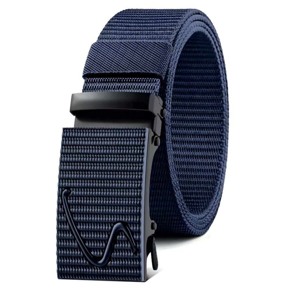 Ceinture En Toile Pour Homme À Boucle Automatique - La Ceinturerie

