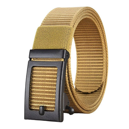 Ceinture Toile Homme Boucle Automatique Modèle Efisio - La Ceinturerie
