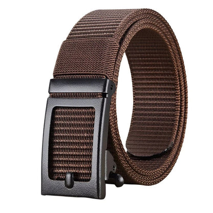 Ceinture Toile Homme Boucle Automatique Modèle Efisio - La Ceinturerie