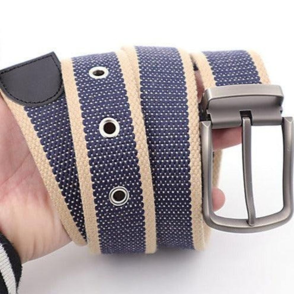 Ceinture en Toile pour Homme Modèle Amense - La Ceinturerie
