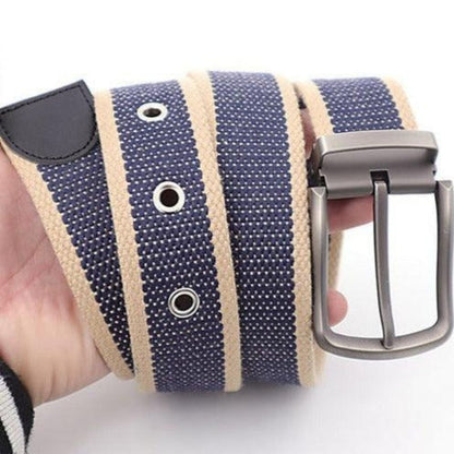 Ceinture en Toile pour Homme Modèle Amense - La Ceinturerie
