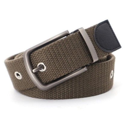 Ceinture en Toile pour Homme Modèle Amense - La Ceinturerie
