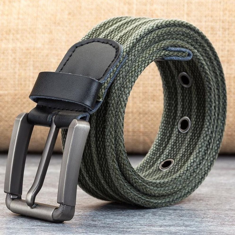 Ceinture en Toile pour Homme Modèle Nolan - La Ceinturerie