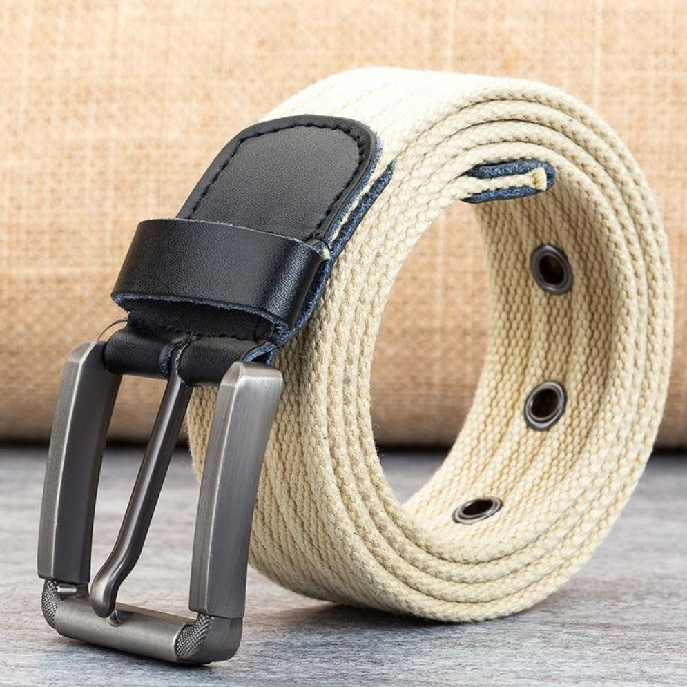 Ceinture en Toile pour Homme Modèle Nolan - La Ceinturerie