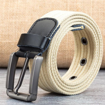 Ceinture en Toile pour Homme Modèle Nolan - La Ceinturerie