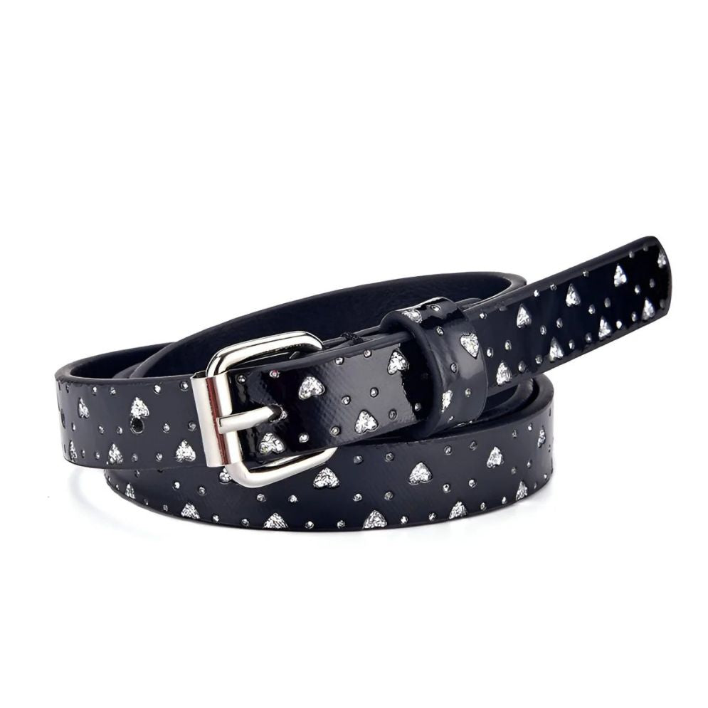 Ceinture Fille ou Garçon Simili Boucle Modèle Shine - La Ceinturerie