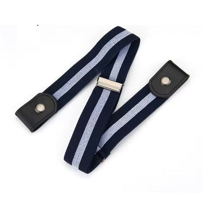Ceinture Enfant Élastique Sans Boucle Moderne Plusieurs Couleurs Striée