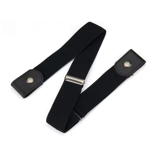 Ceinture Enfant Élastique Sans Boucle Moderne Plusieurs Couleurs Noire