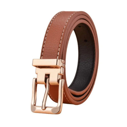 Ceinture Enfant Fille ou Garçon Faite en Simili Marron