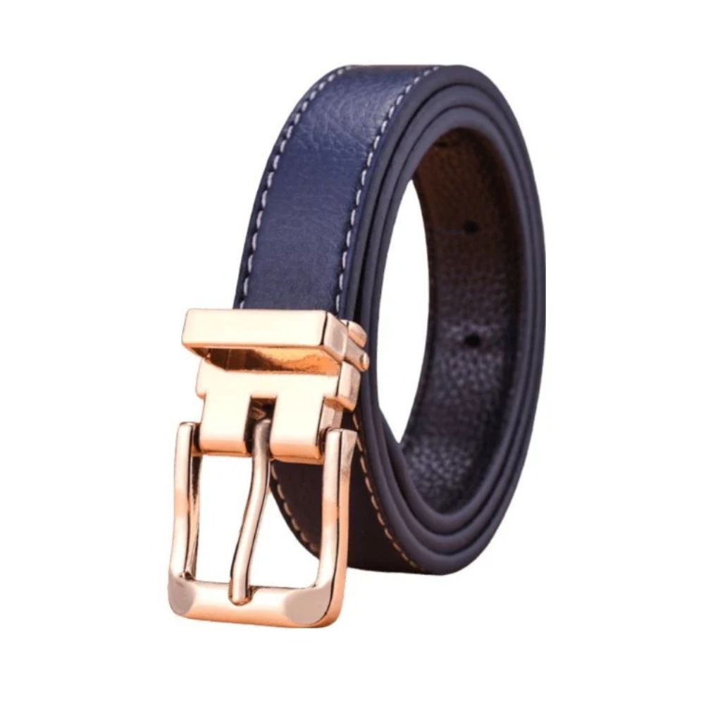 Ceinture Enfant Fille ou Garçon Faite en Simili Bleu Marine