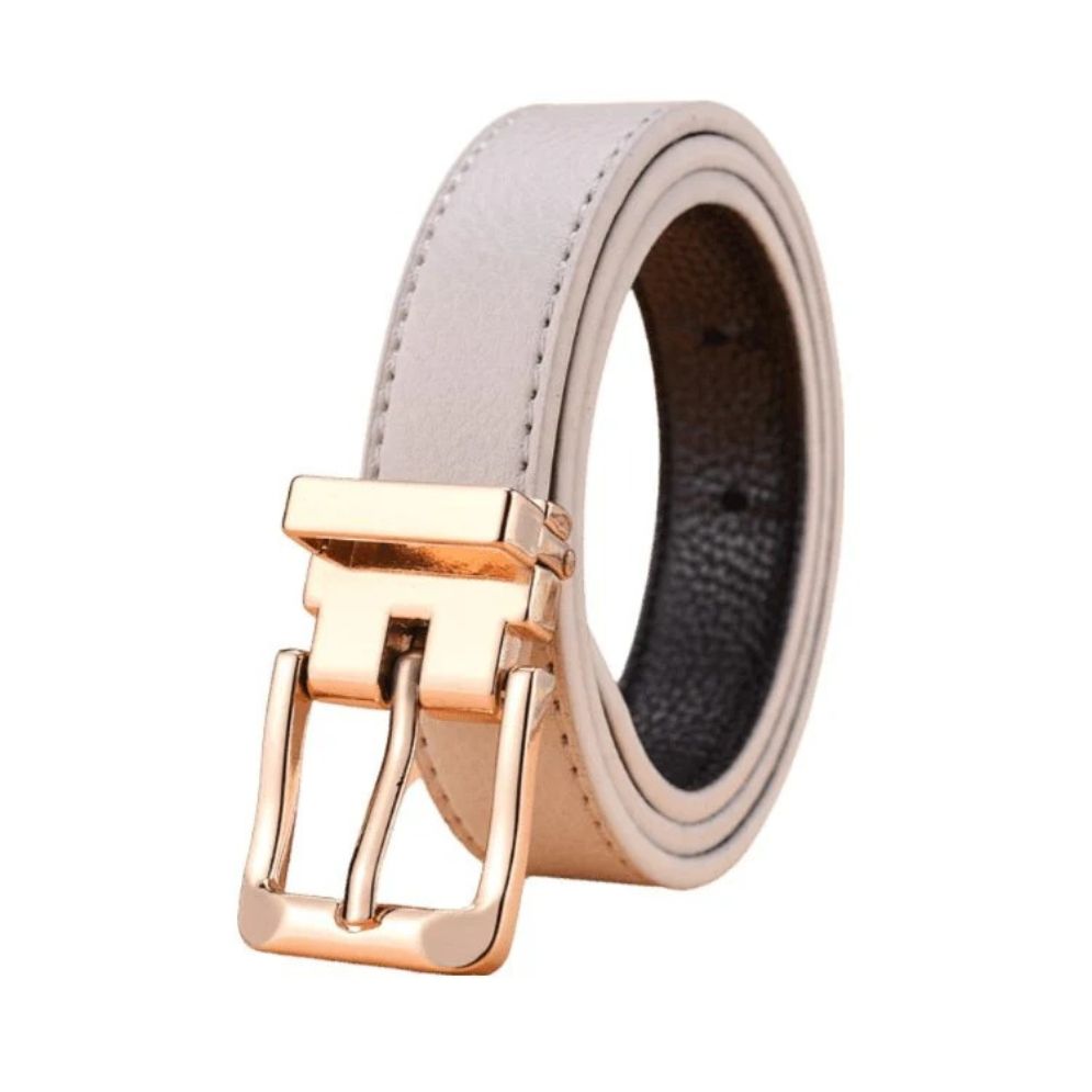 Ceinture Enfant Fille ou Garçon Faite en Simili Blanche