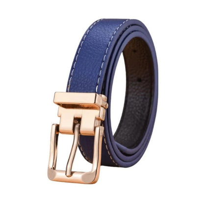 Ceinture Enfant Fille ou Garçon Faite en Simili Bleu