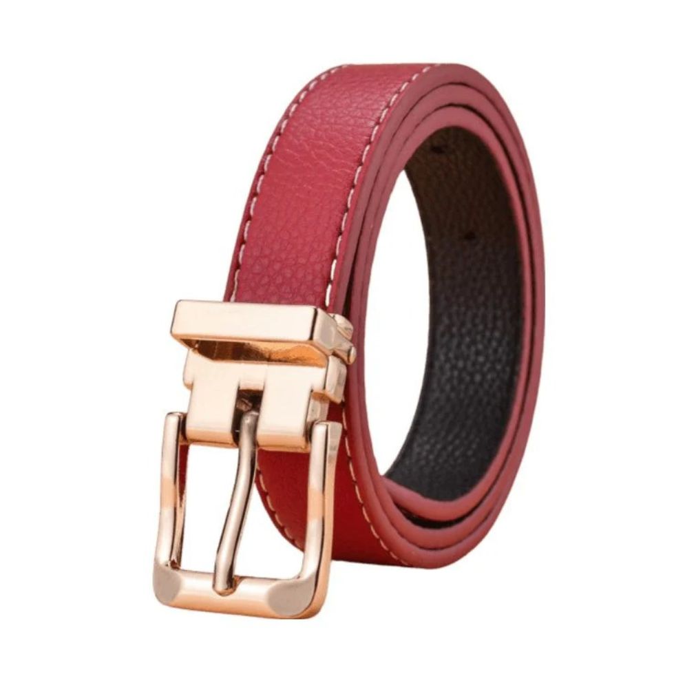 Ceinture Enfant Fille ou Garçon Faite en Simili Rouge