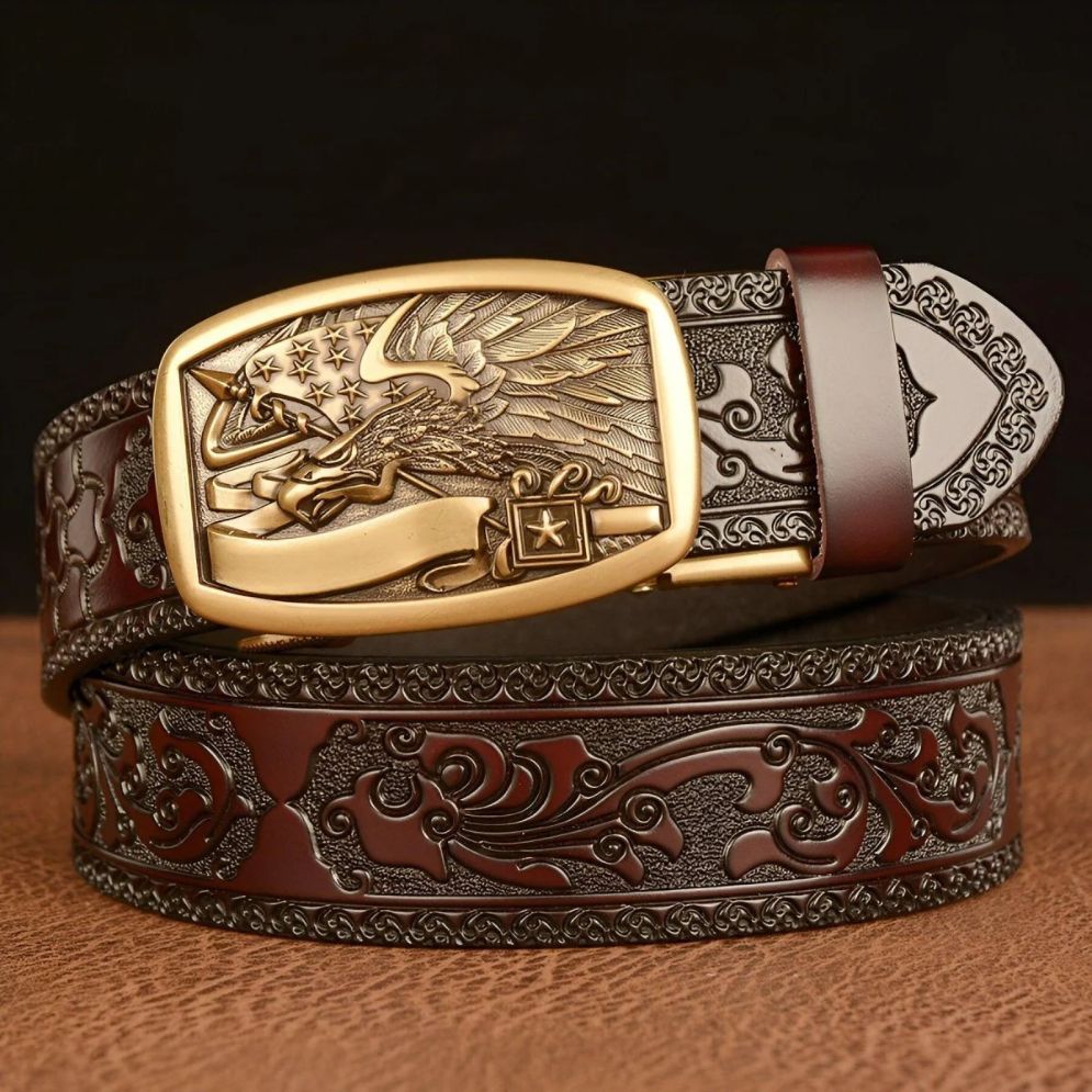 Ceinture Esprit Aigle Drapeau Américain Modèle Valtter - La Ceinturerie