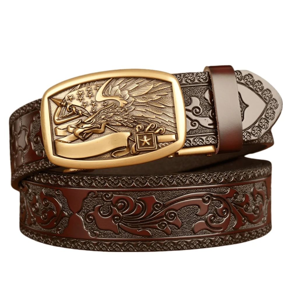 Ceinture Esprit Aigle Drapeau Américain Modèle Valtter - La Ceinturerie