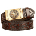 Ceinture Animal à Motif Tête de Lion Modèle Maloney