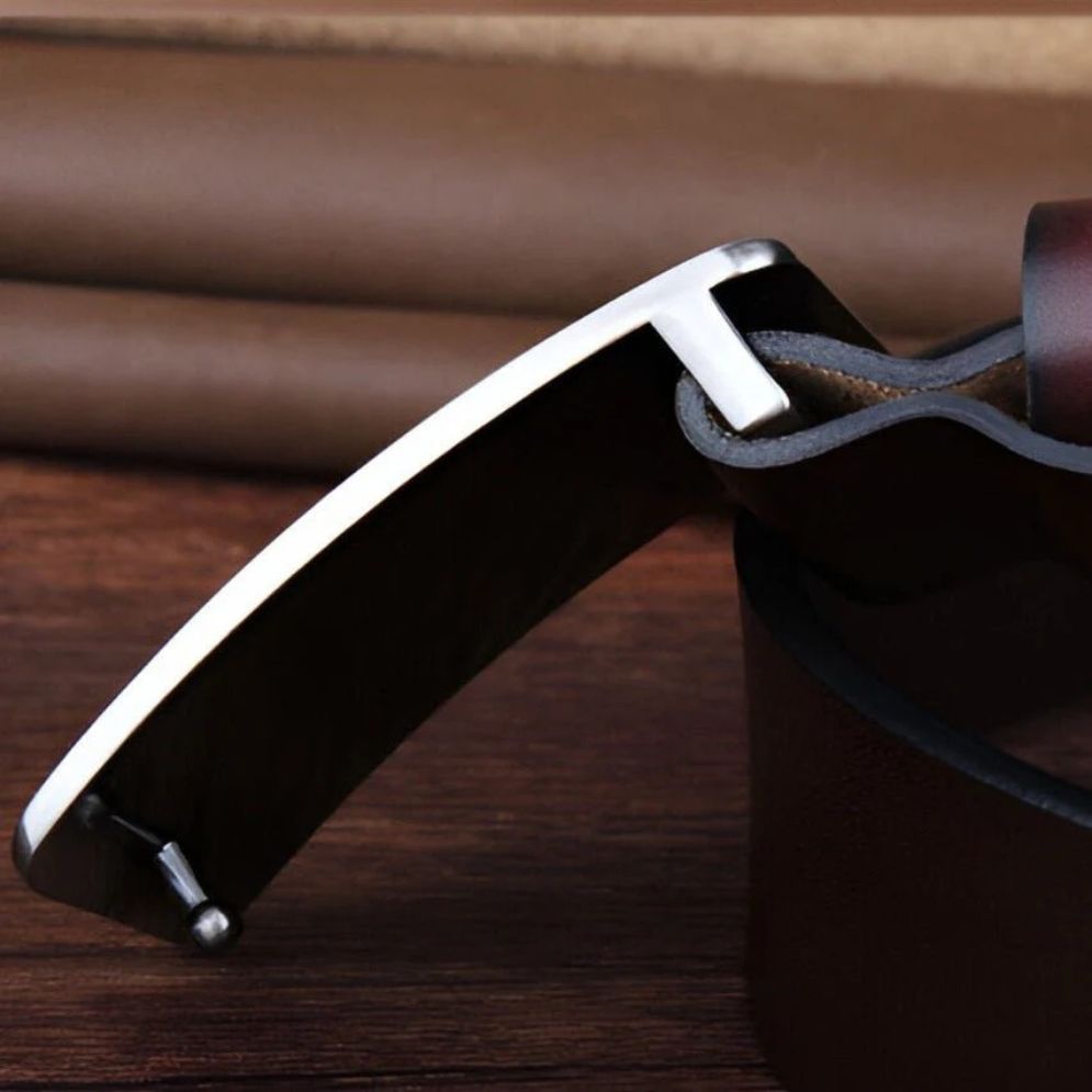 Ceinture Costume Cuir Automatique Homme Modèle Julien - La Ceinturerie
