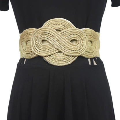 Ceinture Extra Large XXL Géométrique Modèle Elytie Dorée
