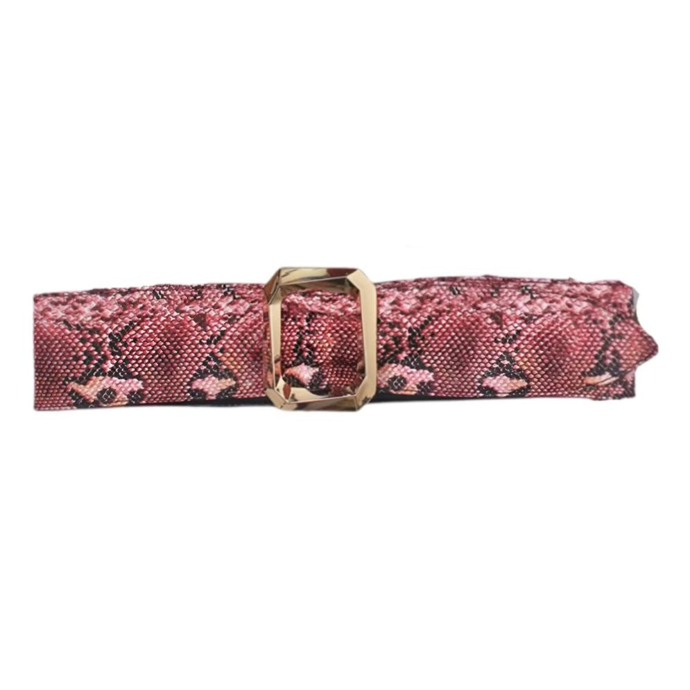 Ceinture Extra Large XXL Peau de Serpent Modèle Alix - La Ceinturerie