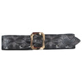 Ceinture Extra Large XXL Peau de Serpent Modèle Alix - La Ceinturerie

