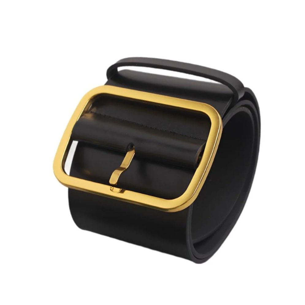 Ceinture Large XXL Large Boucle Dorée Modèle Zegrath - La Ceinturerie