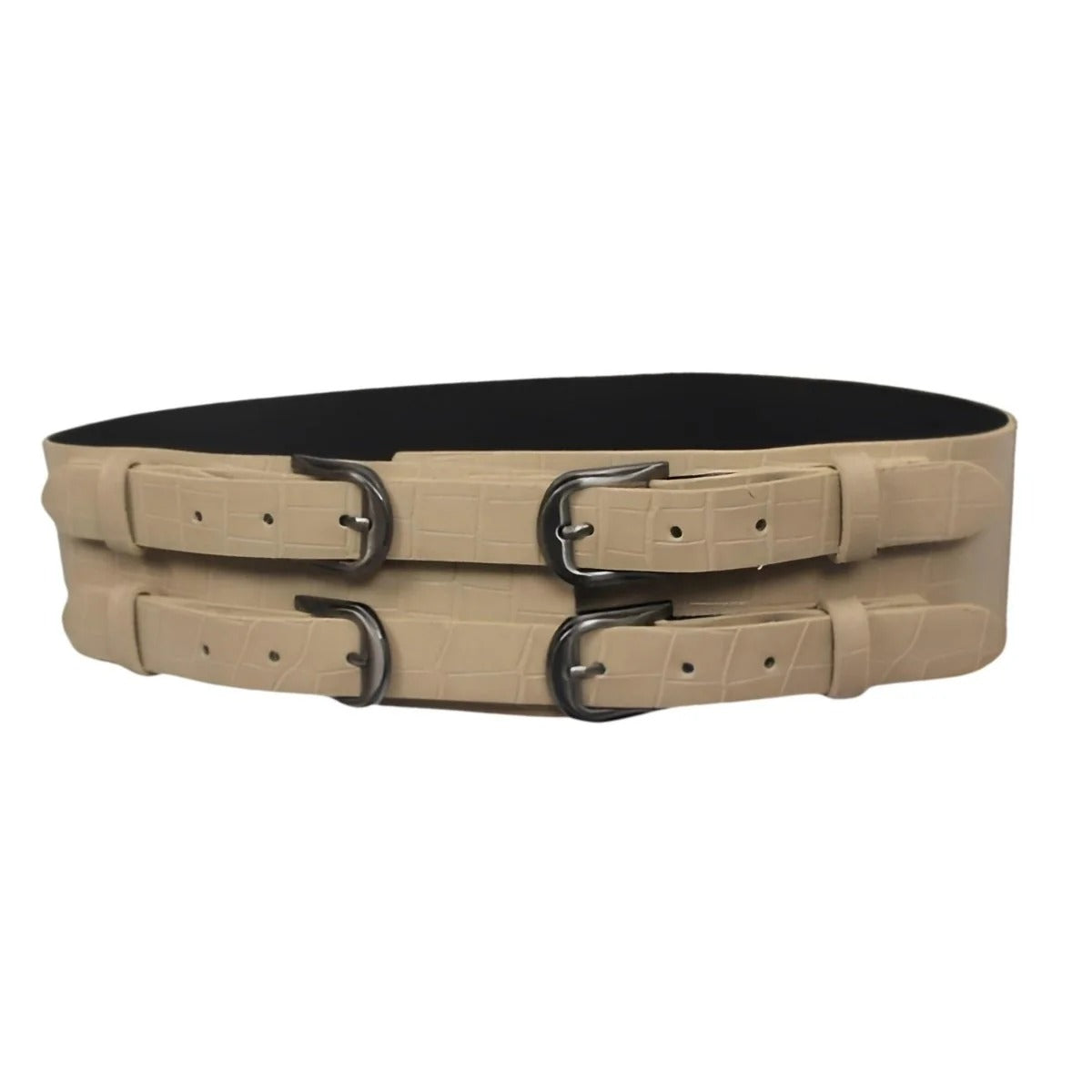 Ceinture XXL Boucles Style Crocodile Modèle Néodlipe - La Ceinturerie