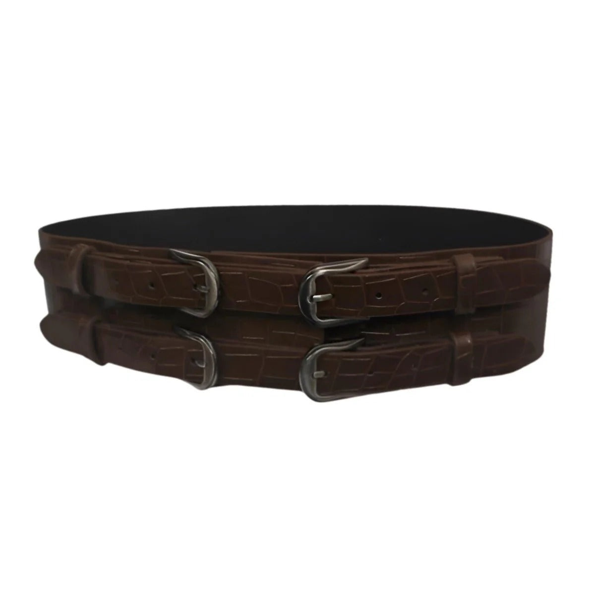 Ceinture XXL Boucles Style Crocodile Modèle Néodlipe - La Ceinturerie