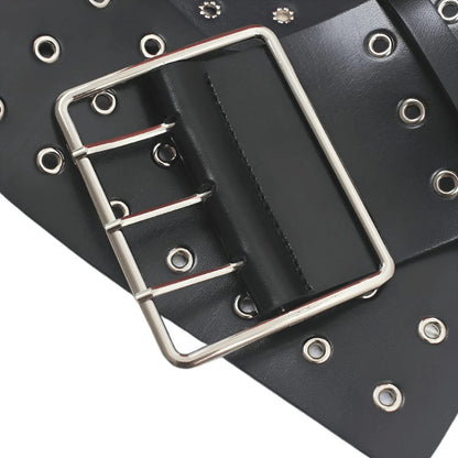 Ceinture XXL à Triple Ardillons Rivets Modèle Carmela - La Ceinturerie