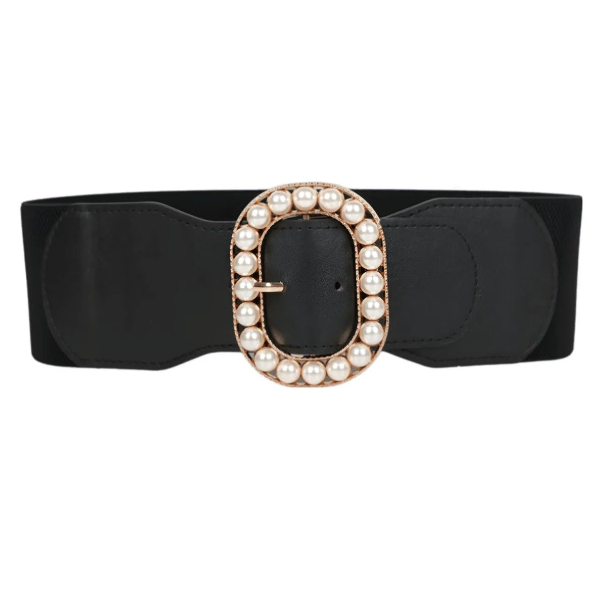 Ceinture Large XXL Boucle Perles Modèle Akyo - La Ceinturerie

