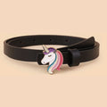 Ceinture Fille Simili et Boucle Licorne