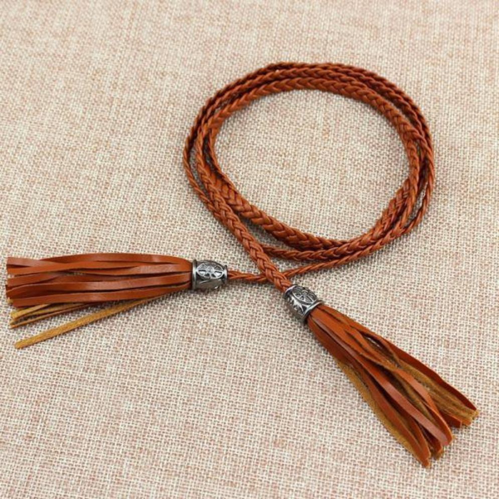 Ceinture Fine à Nouer Modèle Viktoria - La Ceinturerie