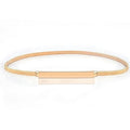 Ceinture Fine Dorée ou Argentée Femme Modèle Malou - La Ceinturerie

