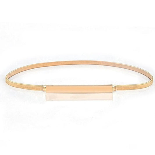 Ceinture Fine Dorée ou Argentée Femme Modèle Malou - La Ceinturerie

