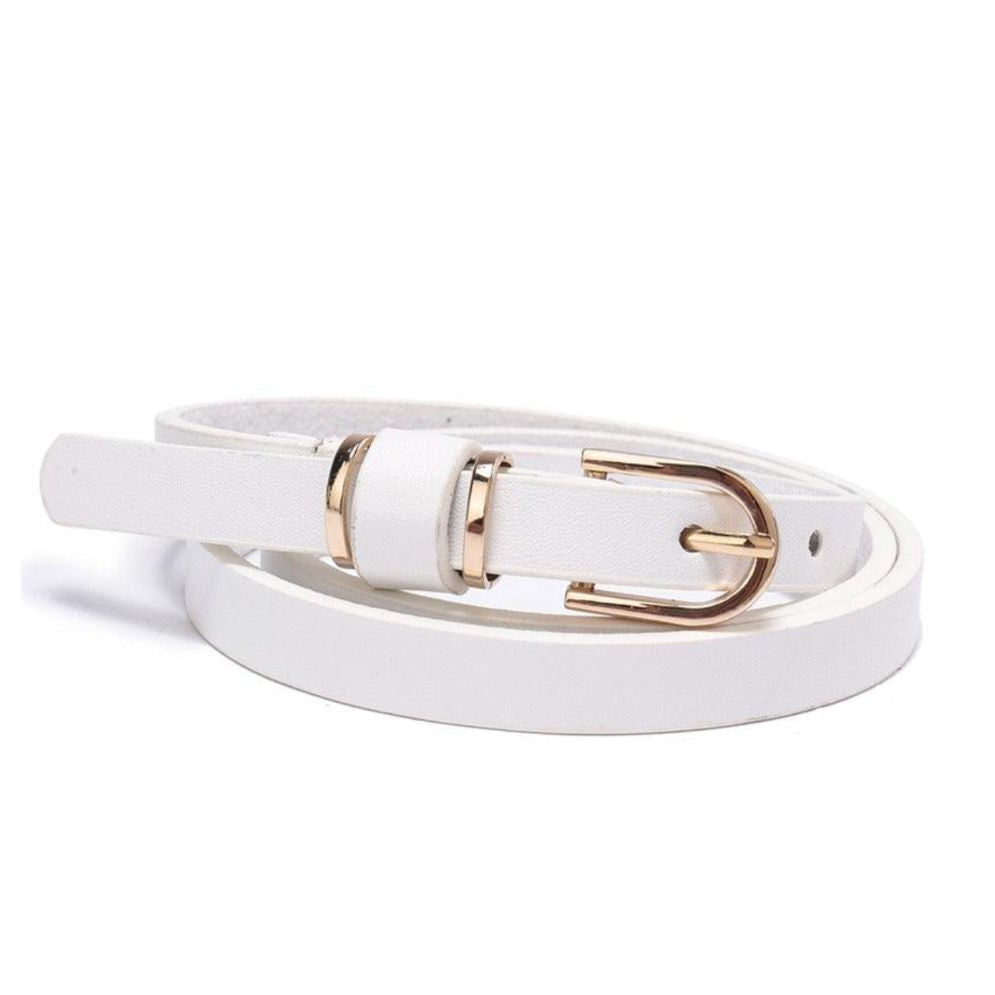 Ceinture Fine en Cuir pour Femme - La Ceinturerie