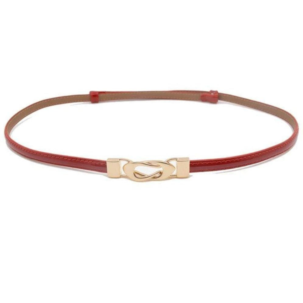 Ceinture Fine en Cuir pour Femme Modèle Adelina - La Ceinturerie