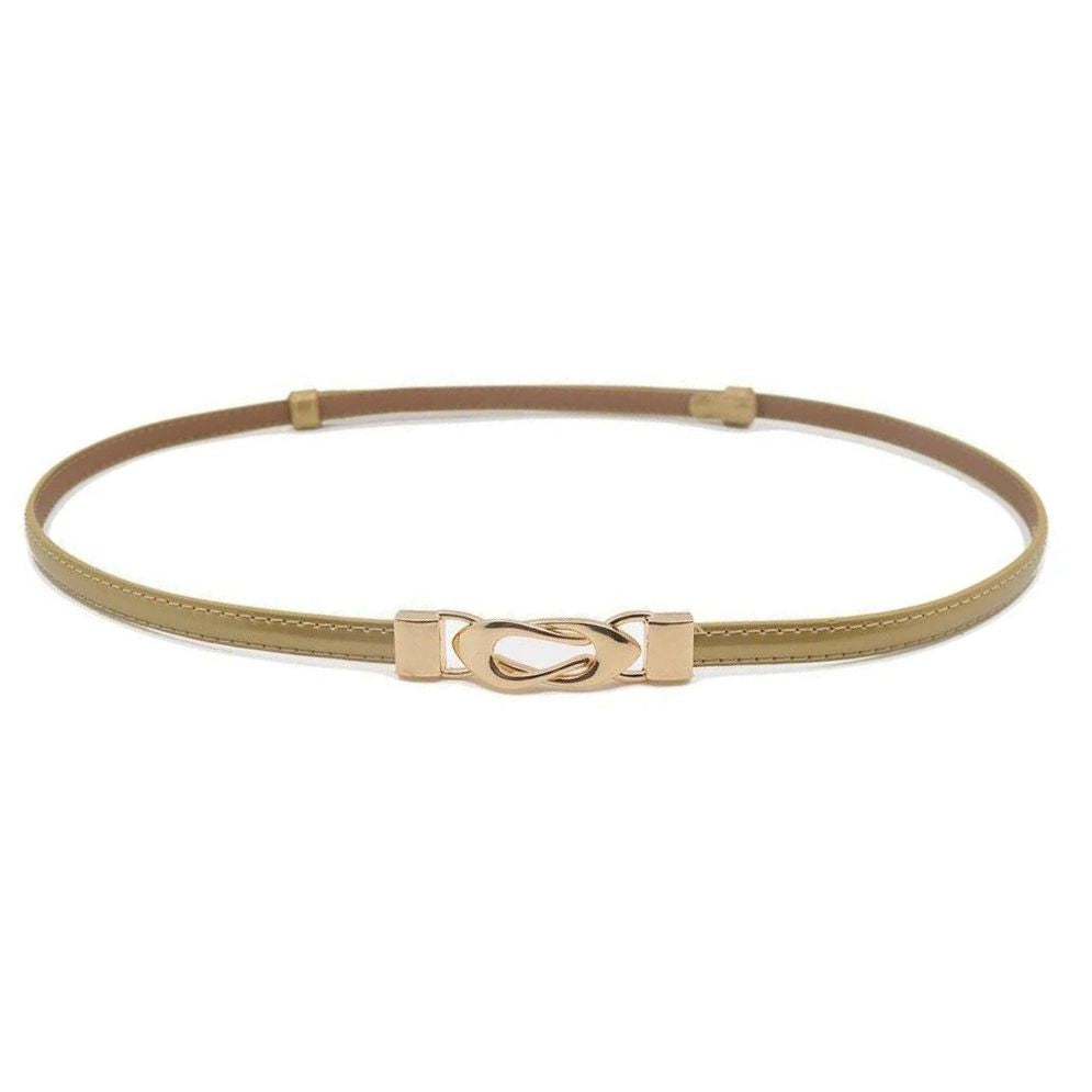 Ceinture Fine en Cuir pour Femme Modèle Adelina - La Ceinturerie