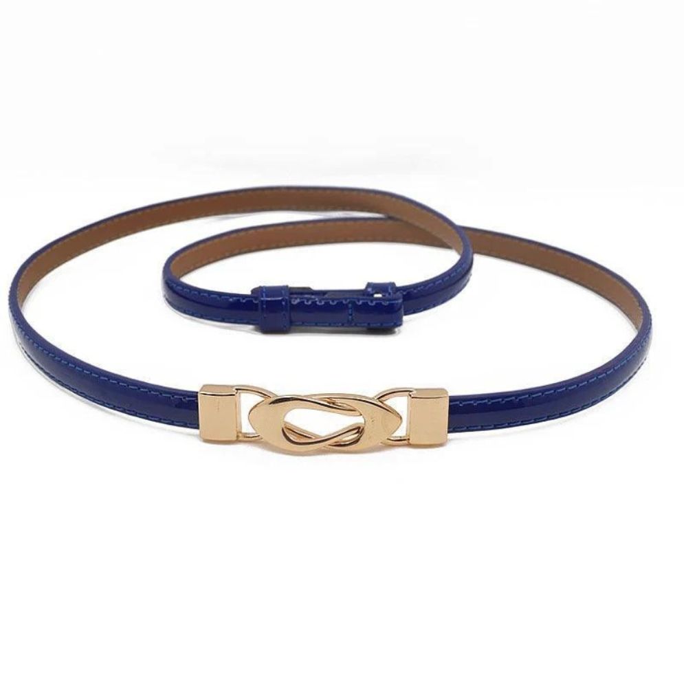 Ceinture Fine en Cuir pour Femme Modèle Adelina - La Ceinturerie