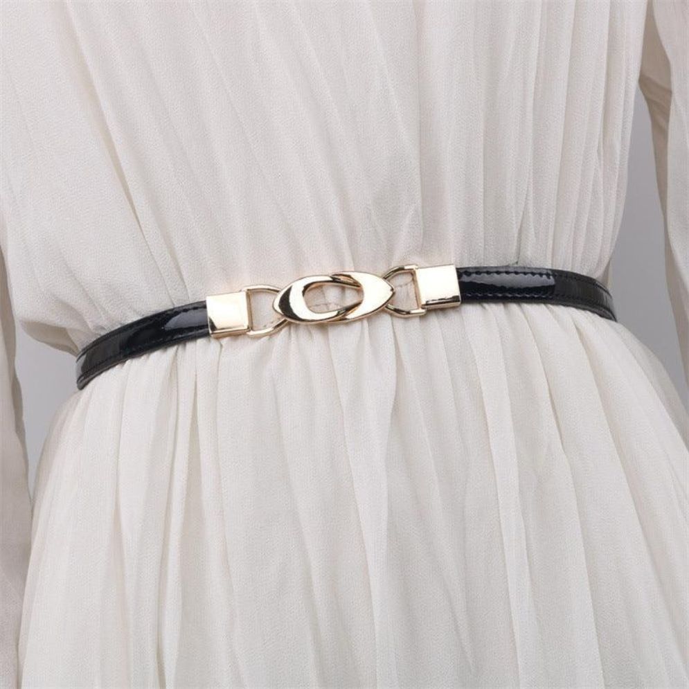 Ceinture Fine en Cuir pour Femme Modèle Adelina - La Ceinturerie