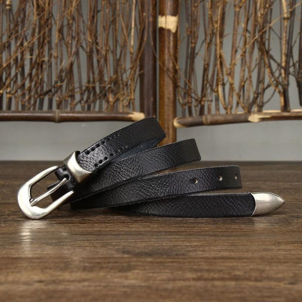 Ceinture Fine en Cuir pour Femme Modèle Elena