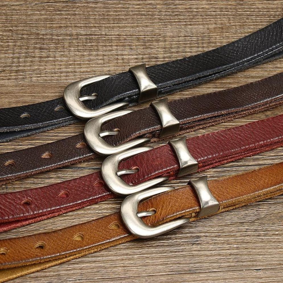 Ceinture Fine en Cuir pour Femme Modèle Elena