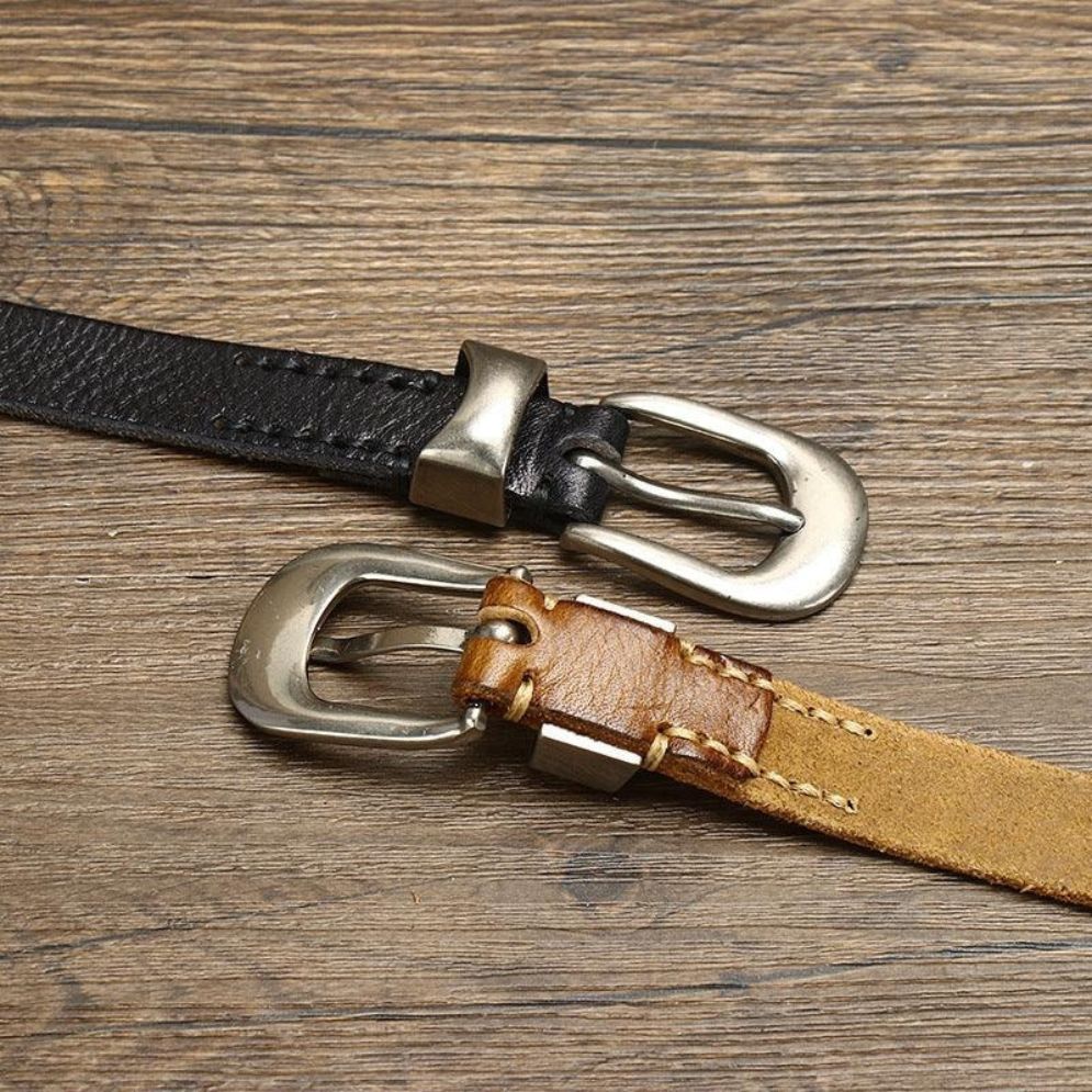 Ceinture Fine en Cuir pour Femme Modèle Elena