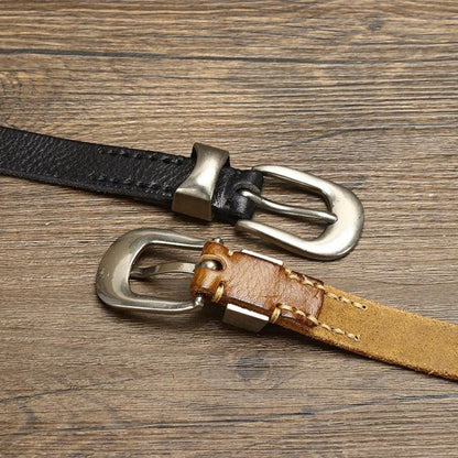 Ceinture Fine en Cuir pour Femme Modèle Elena