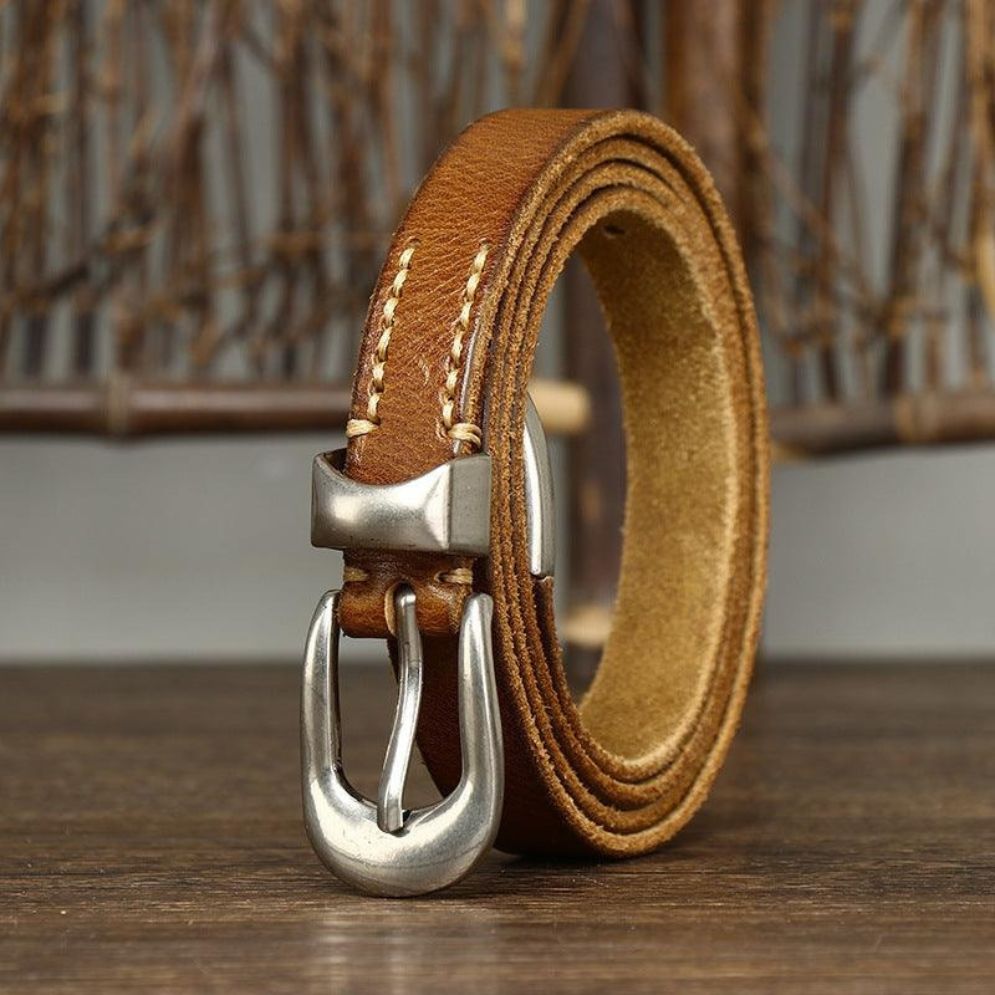 Ceinture Fine en Cuir pour Femme Modèle Elena